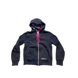 Mickey Mouse Jacket Womens‎ Medium Reversible Hooded Kidcore Oversized Disney